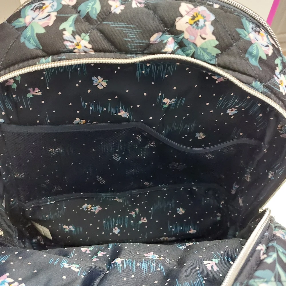 Campus Backpack Performance Twill Navy Garden NWT